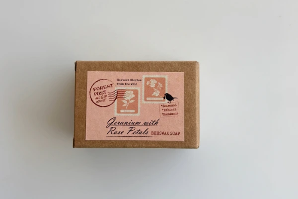 Geranium With Rose Petals Handmade Soap